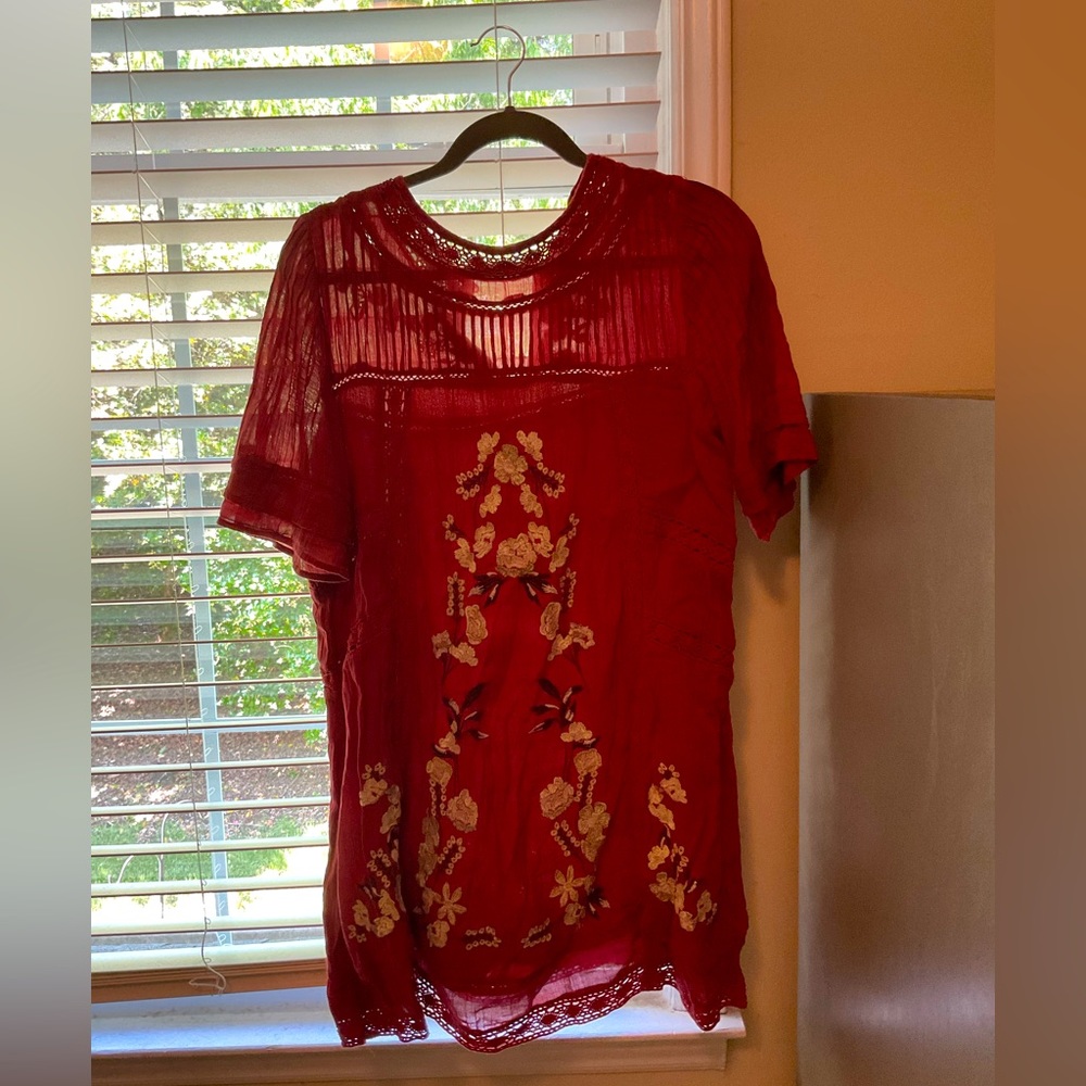Free People Embroidered Dress